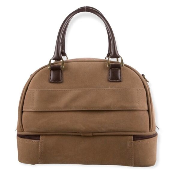 Authentic Pierre Cardin Leather Trim Weekender/Train Bag - Picture 4 of 8